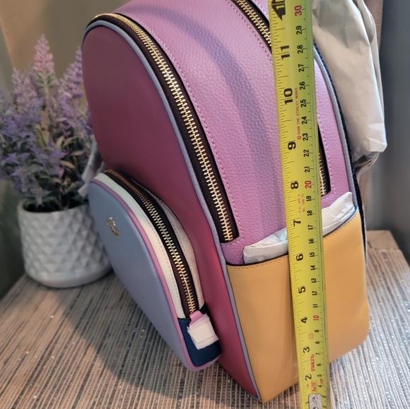 Coach Court Backpack in Colorblock - Picture 7 of 12